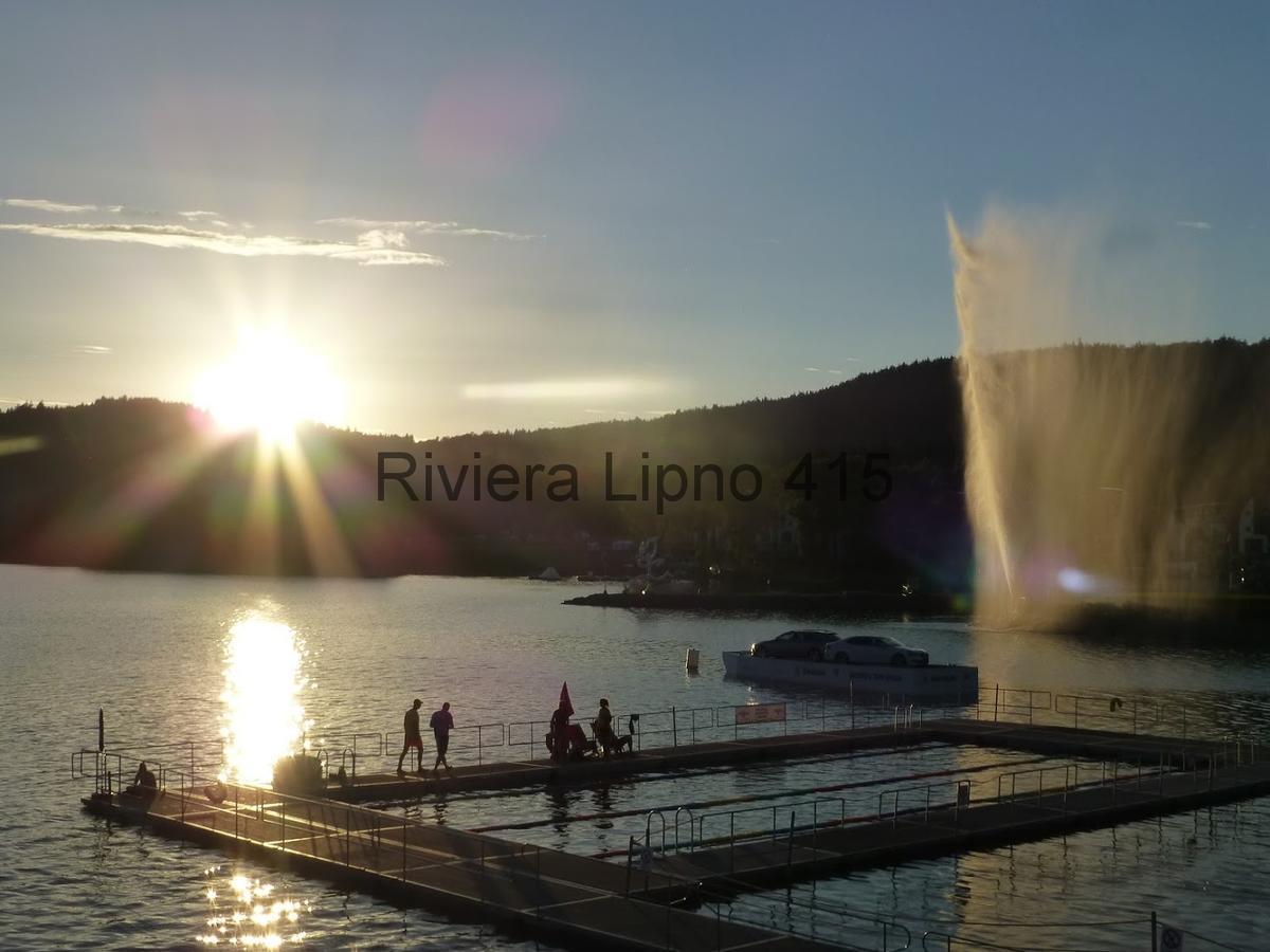 リプノ・ナト・ヴルタヴォウRiviera Lipno 415アパートメント エクステリア 写真